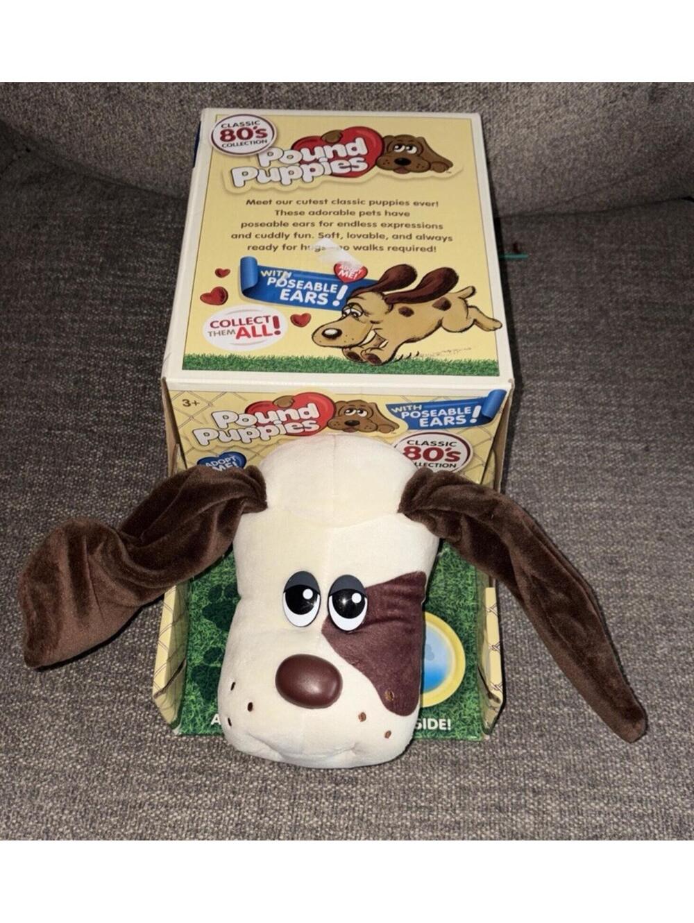 2025 Pound Puppies Classic Repro 80’s Collection 38228 Cream & Brown 14.5" NEW